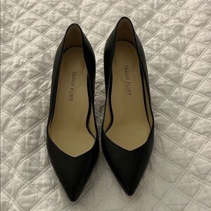Sarah Flint Black Pointed Toe Heels